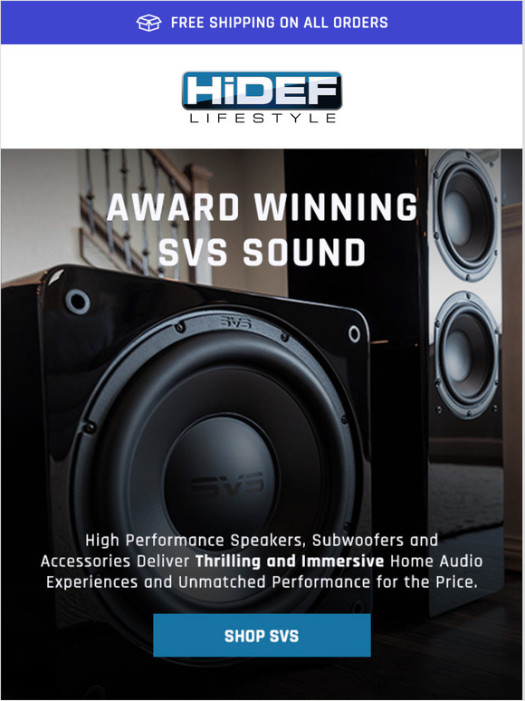 Award Winning SVS Sound...