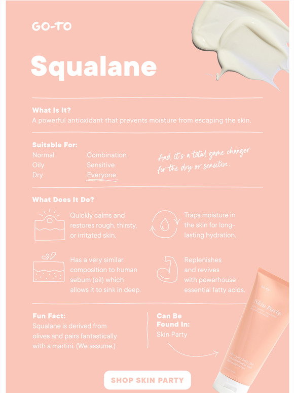 skin party go to