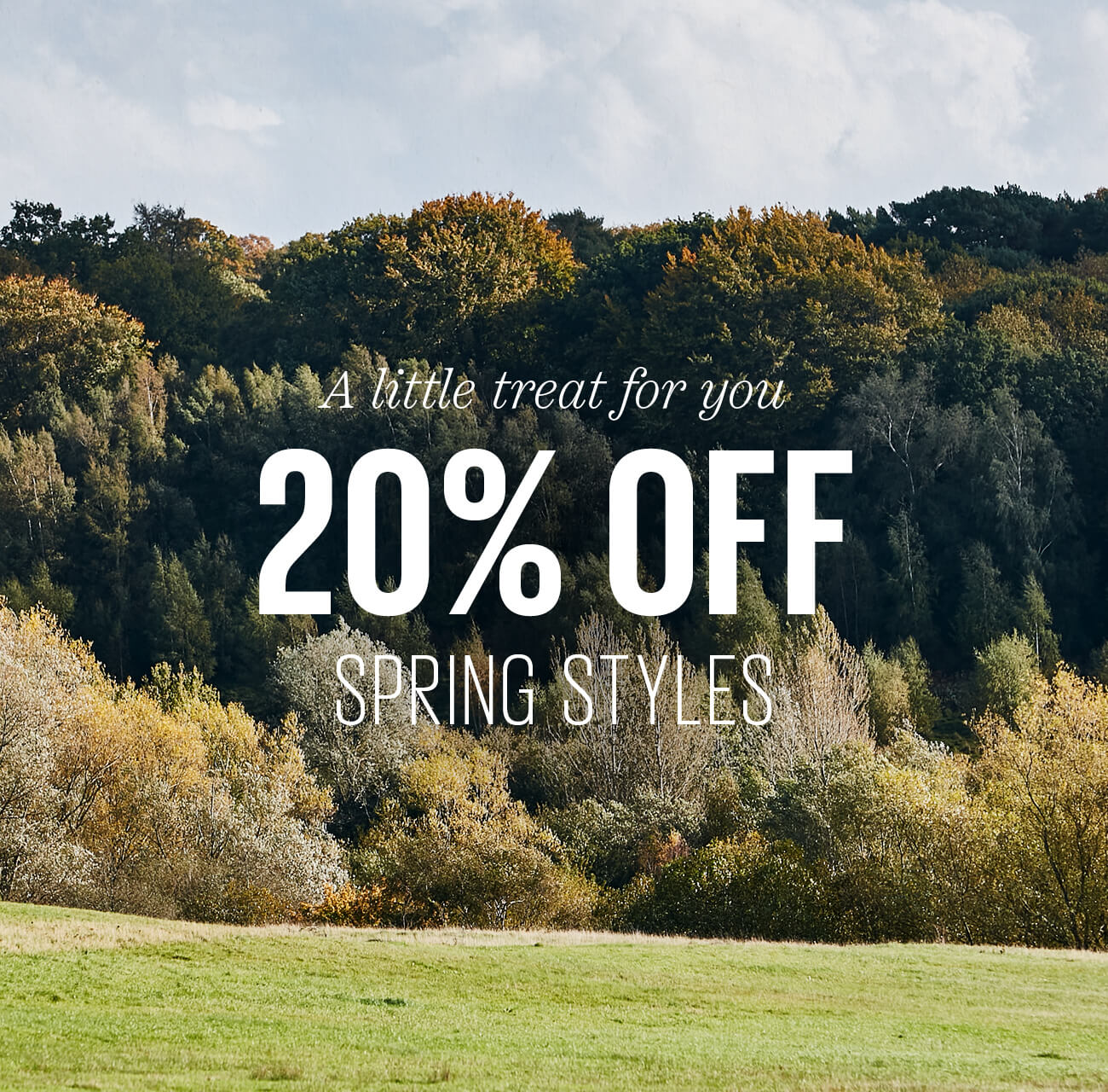 20% OFF SPRING STYLES