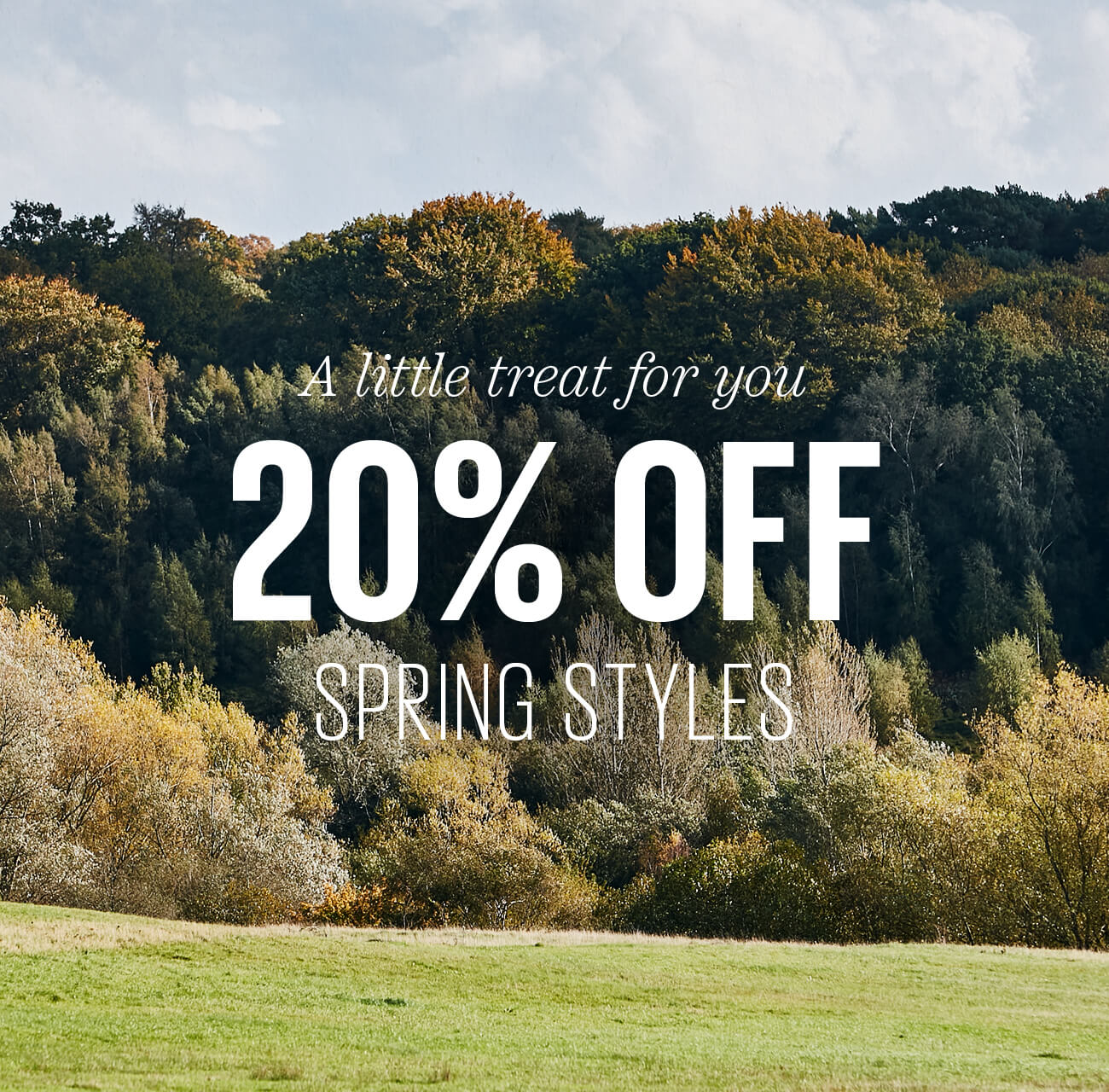 20% OFF SPRING STYLES