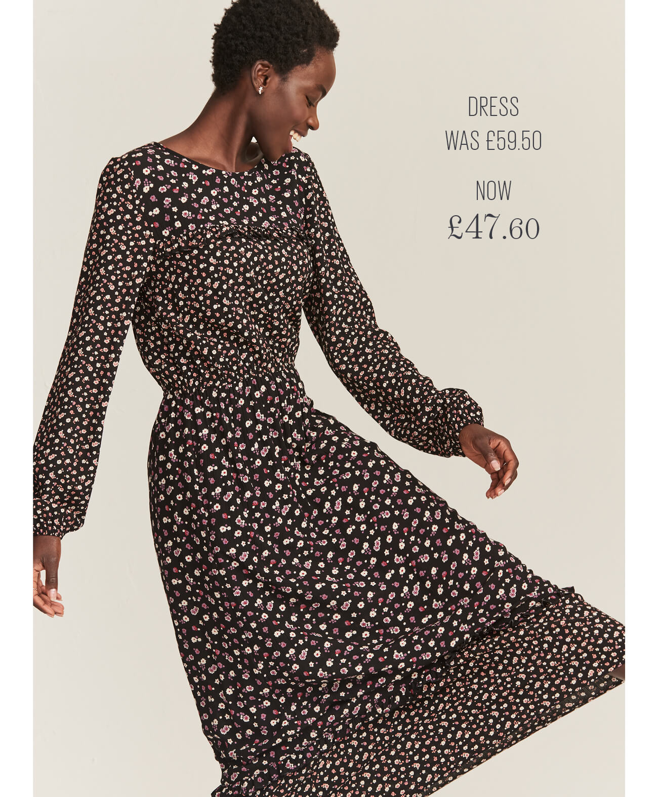 Margot Pop Ditsy Midi Dress