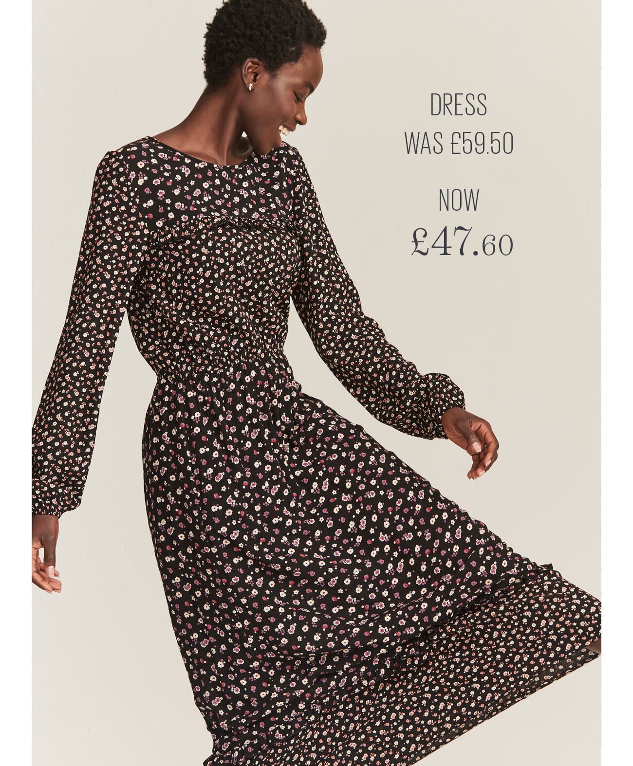 Margot Pop Ditsy Midi Dress