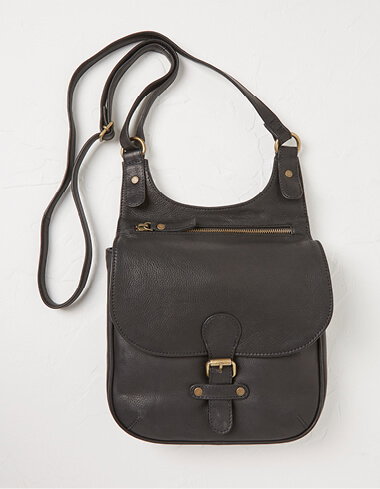 Anna Oiled Leather Cossbody Bag
