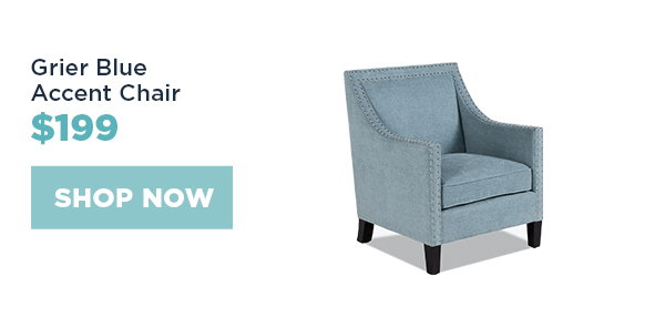 Grier Blue Accent Chair - $199
