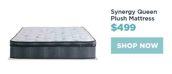 Synergy Queen Plush Mattress - $499