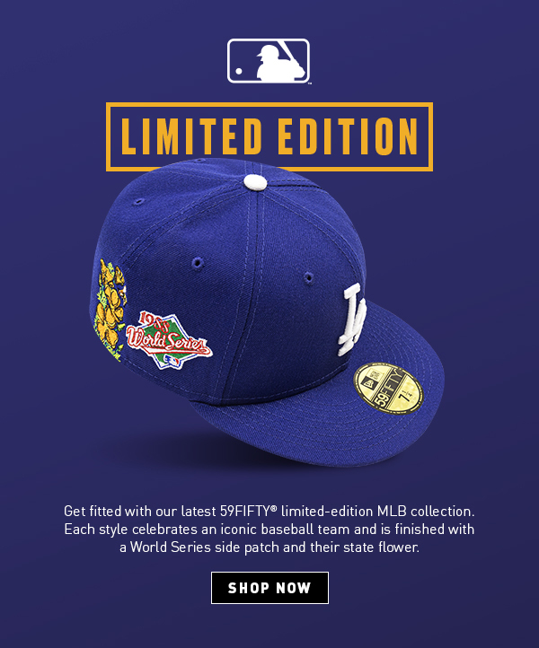 MLB World Series Patch State Flower 59Fifty Fitted Cap Collection by MLB x  New Era