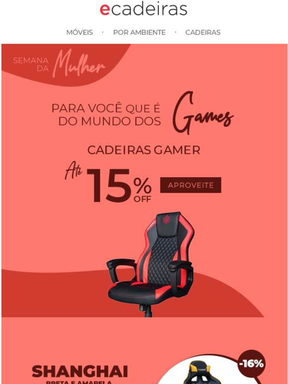Para voc que  do mundo dos games, aproveite esta semana especial!