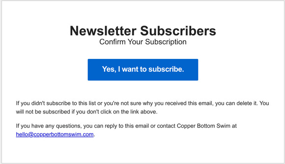 Confirm Your Subscription