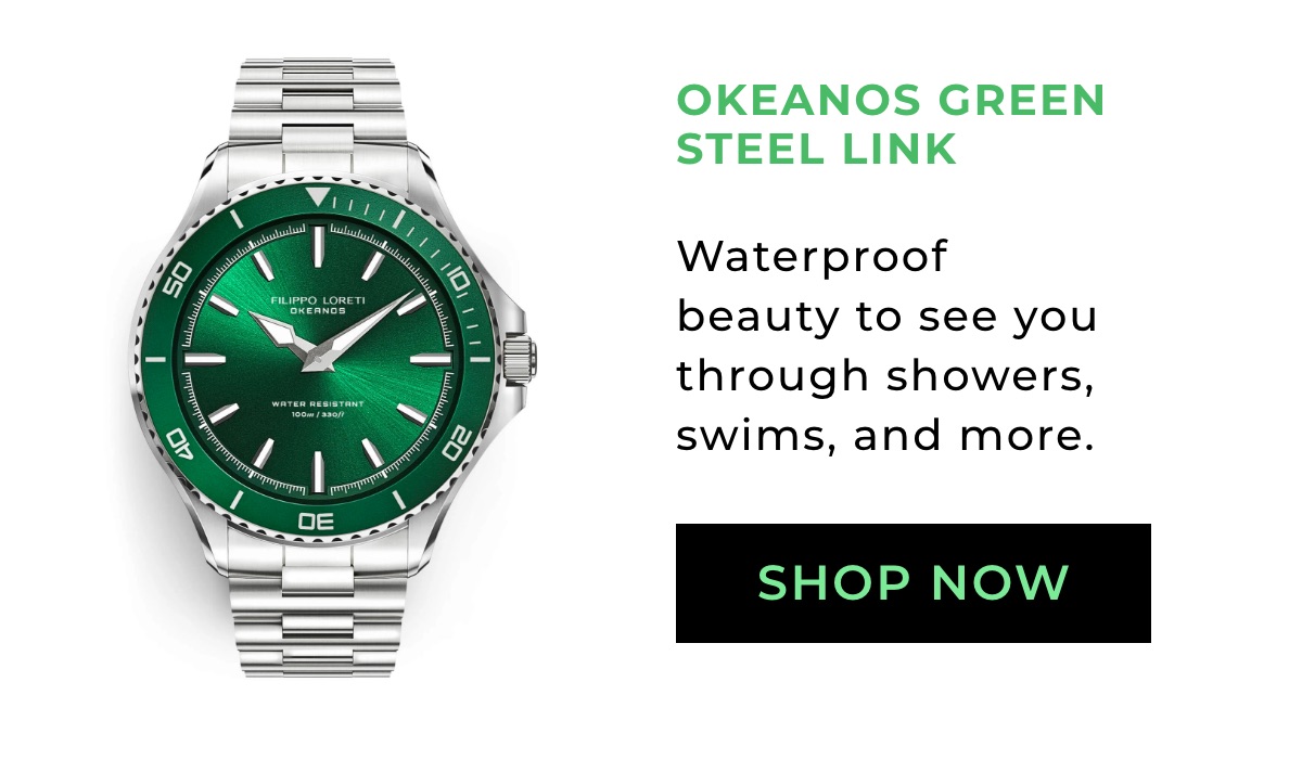 Okeanos green best sale steel link