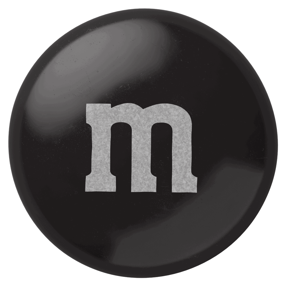 SINGLE COLOR M&M'S - BLACK
