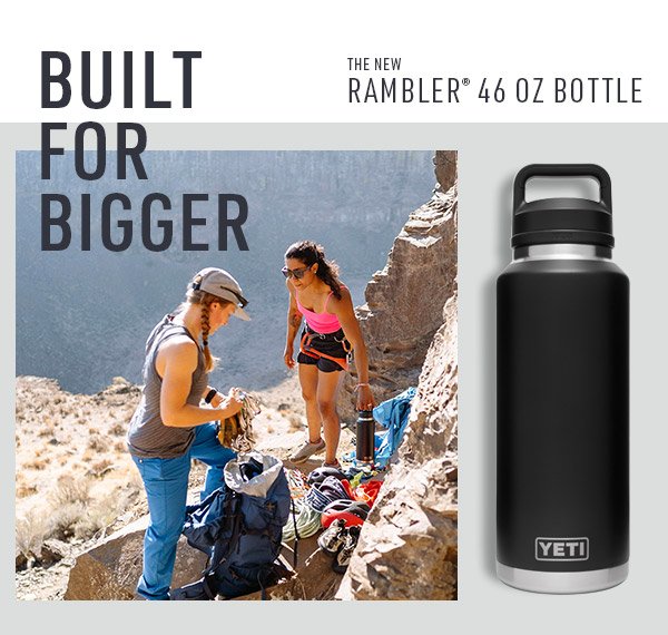YETI: Its Here: The New Rambler 46 oz. Bottle | Milled