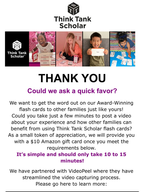 Flash Cards Video Review ($10 Gift Card)