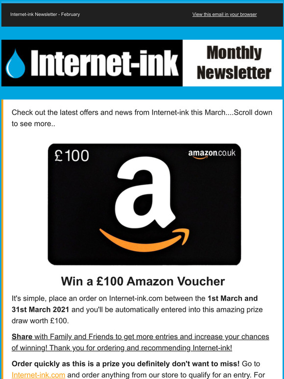 internet ink voucher code