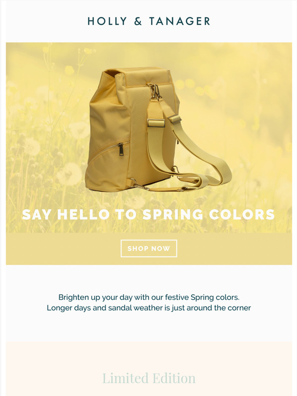 New colors for spring 