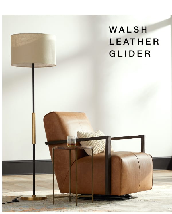 walsh leather glider