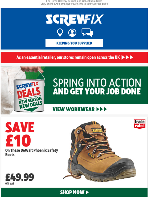 Screwfix Our Spring Deals On Workwear Milled