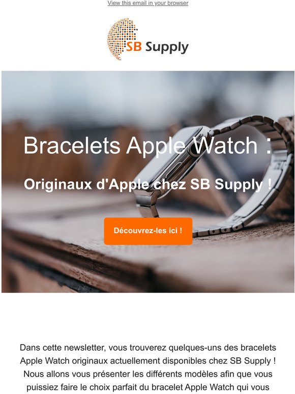 BraceletsApple Originaux pour Apple Watch