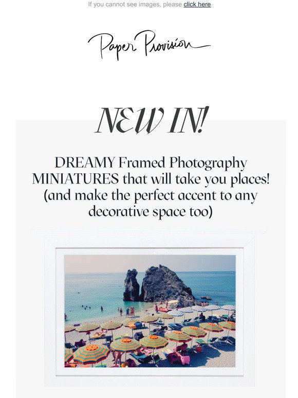 NEW!  Dreamy and whimsical framed photography prints that will take you places!