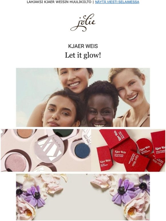 Loihdi upea Kjaer Weis -look kolmella tuotteella