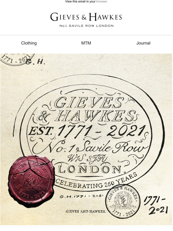 250 Years of Gieves & Hawkes