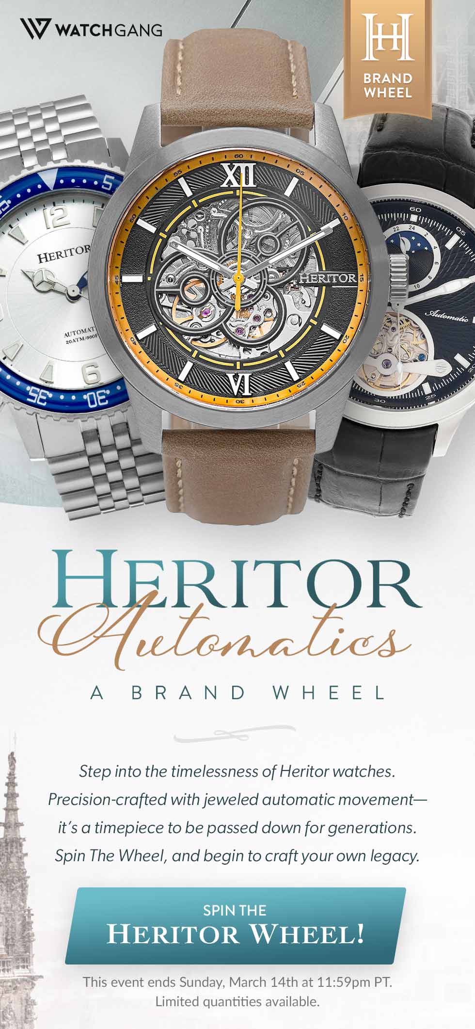 Heritor hot sale automatic landon