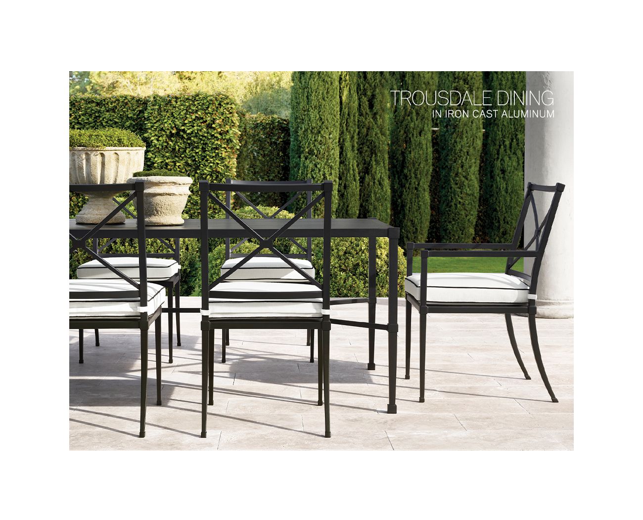 Restoration Hardware The Classic Garden. Our Trousdale & Greystone