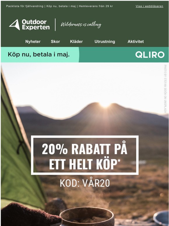 20% p ett helt kp  Vilka ventyr vntar dig i vr?