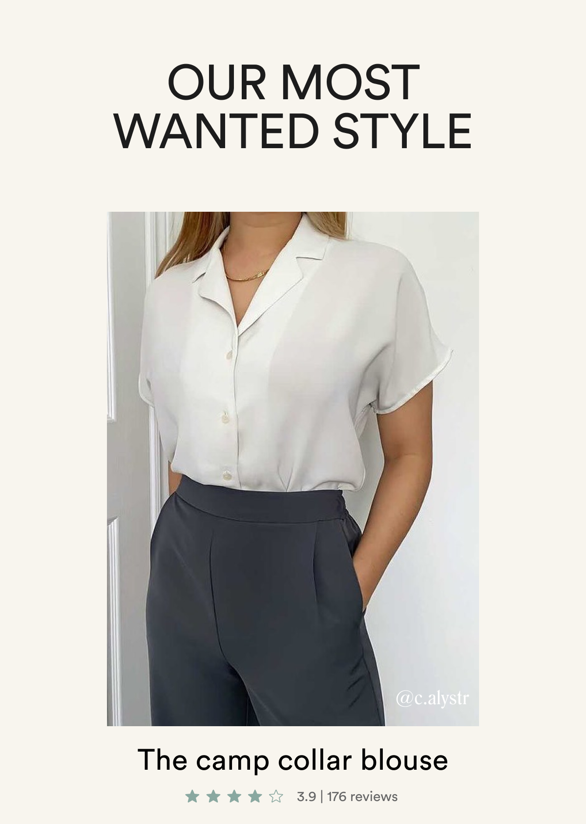 The Camp Collar Blouse in White – Frank And Oak Canada