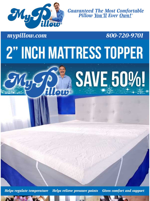 promo code for mypillow mattress topper