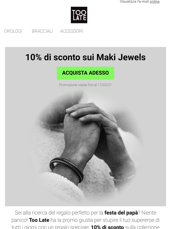  10% di sconto su Maki Jewels