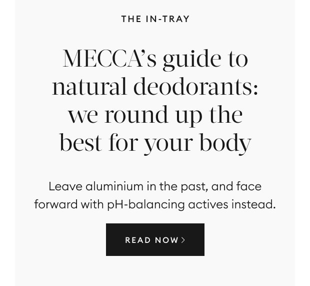 Leave aluminium in the past, and face forward with pH-balancing actives instead.