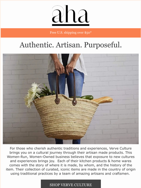 Ethically and sustainably made artisan goods with purpose