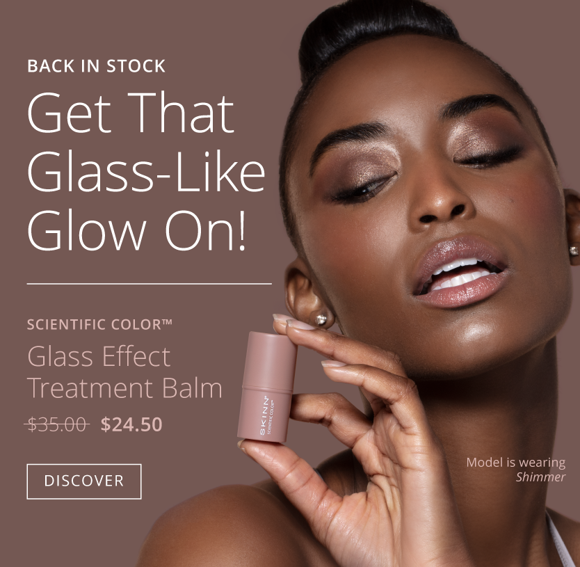 Back In Stock | Get That Glass-Like Glow On! | Scientific Color™ Glass Effect Treatment Balm $35.00 | DISCOVER