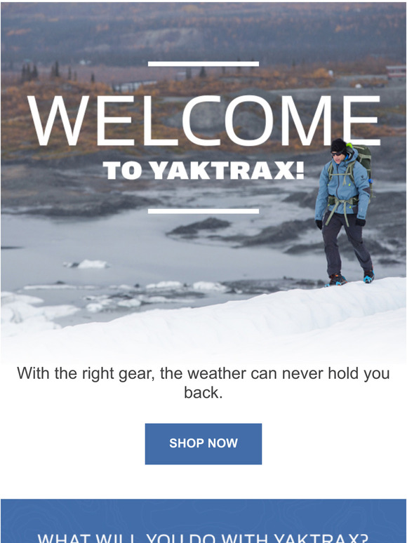 Welcome to Yaktrax!