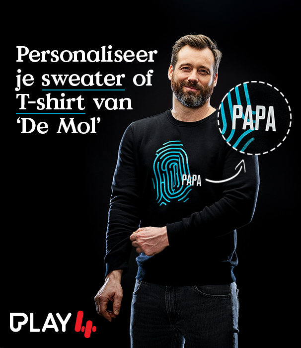 JBC q De Mol sweater of T shirt met je naam erop Milled