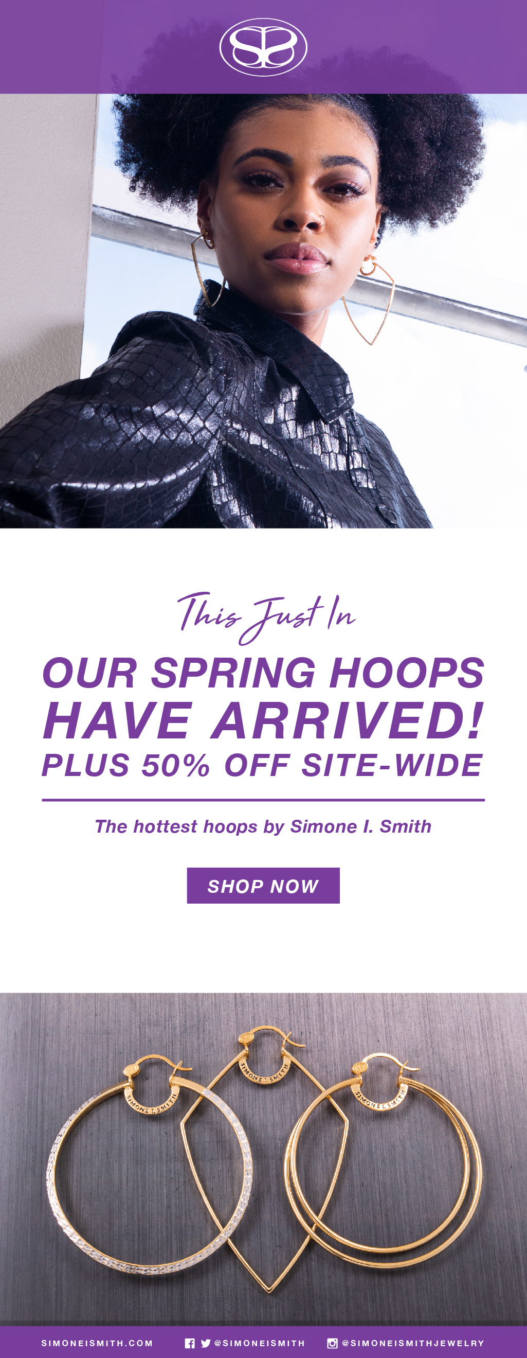 Simone I. Smith: New Simone I. Smith Spring Earrings! 50% off Now! | Milled