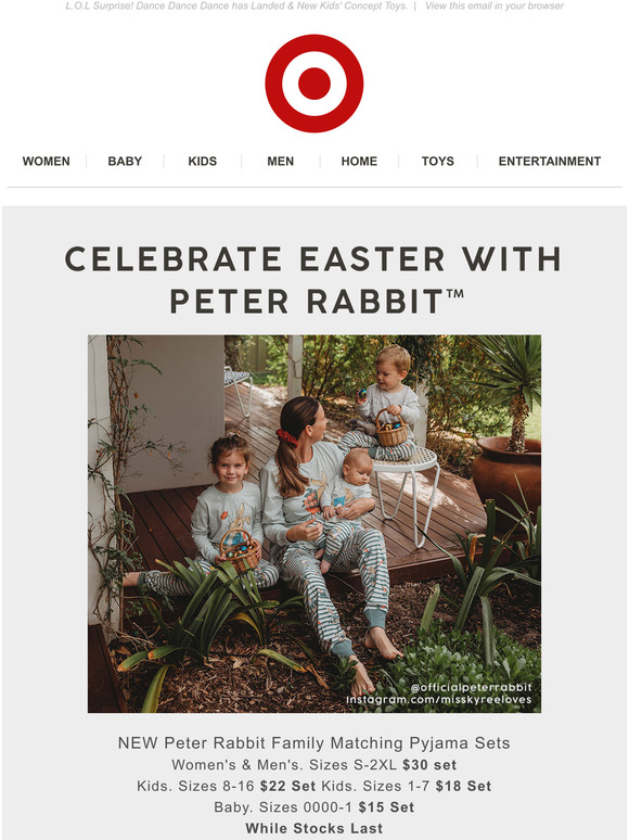 peter rabbit pyjamas baby
