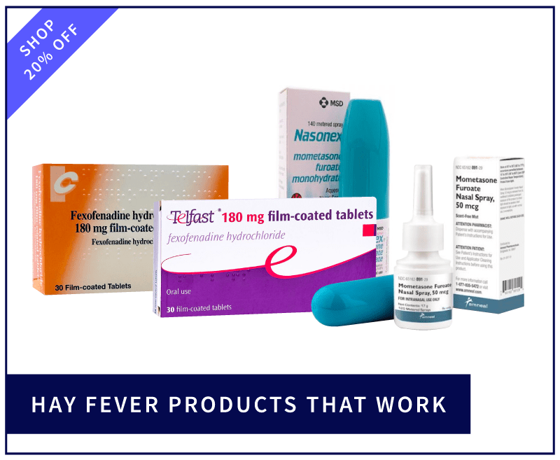 20% off Hay Fever Products