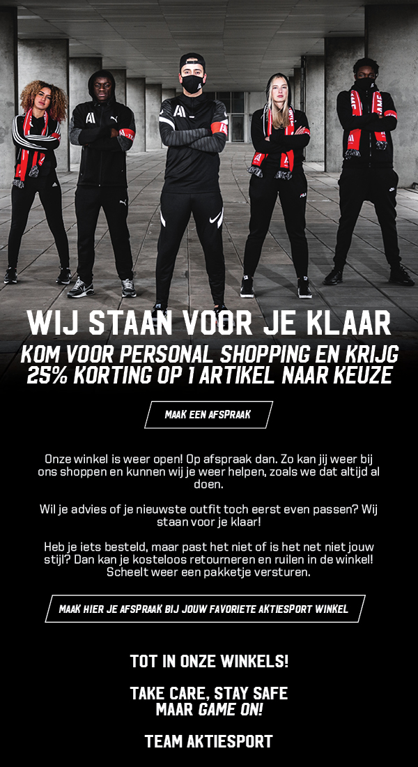 Netto De schuld geven Spektakel aktiesport.nl nl: Wij staan voor je klaar - kies voor Personal Shopping en  krijg 25% korting op 1 artikel naar keuze | Milled