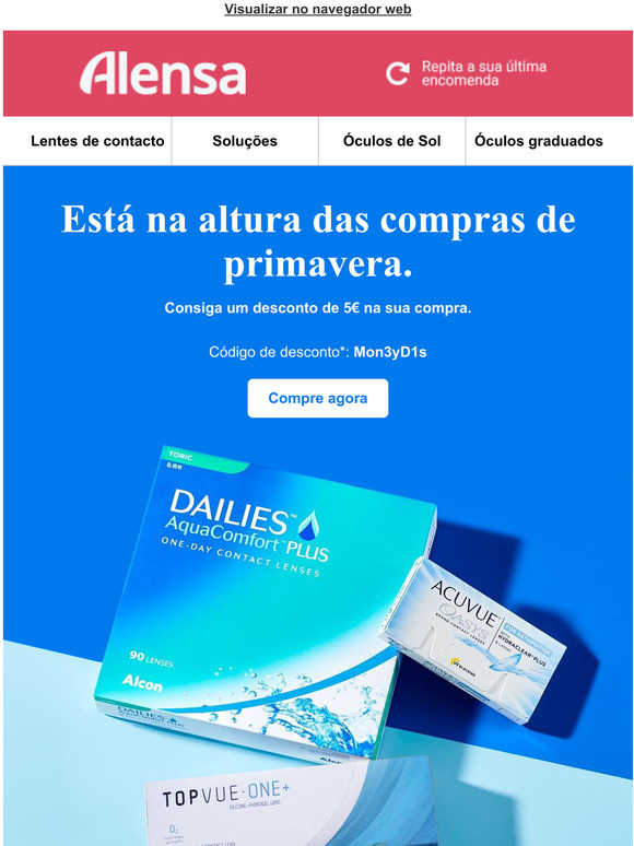 Um desconto no seu carrinho inteiro? Consiga-o agora!
