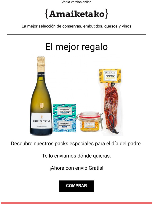 Envo gratis en los packs del da del Padre!