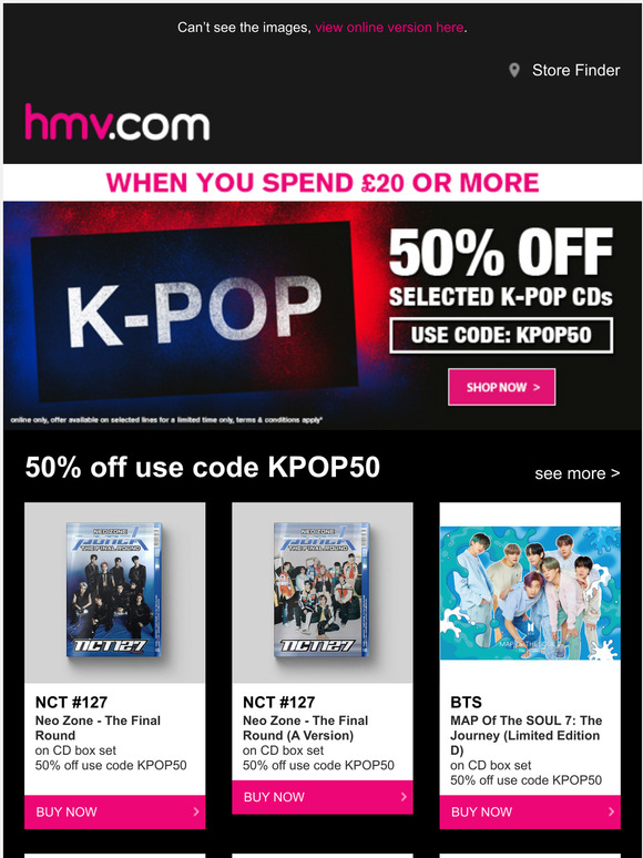 Hmv 50 Off Kpop Use Code Kpo50 Milled Hmv 50 Off Kpop Use Code Kpo50 Milled