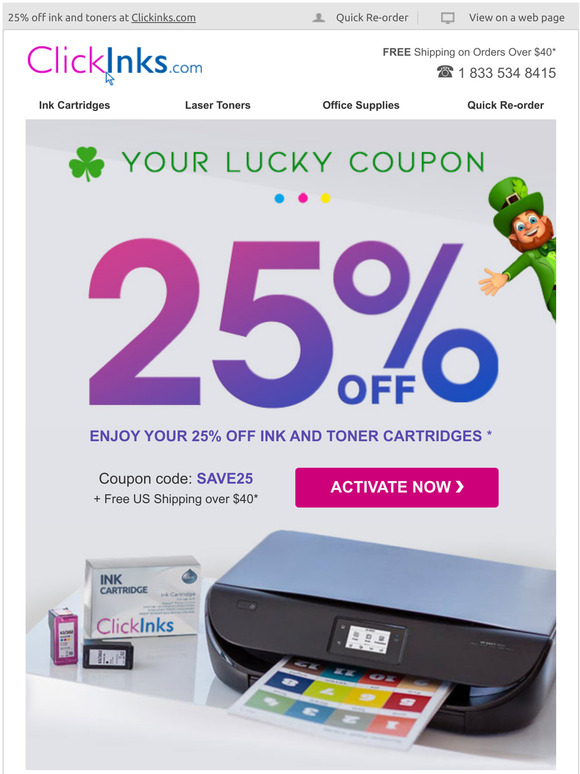 clickinks coupon code