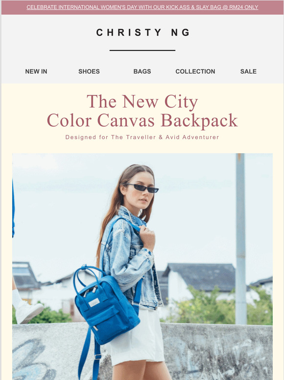 canvas bolsa christy ng