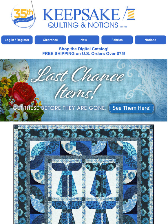 Keepsake Quilting Shop These Favorites Before They're Gone For Good