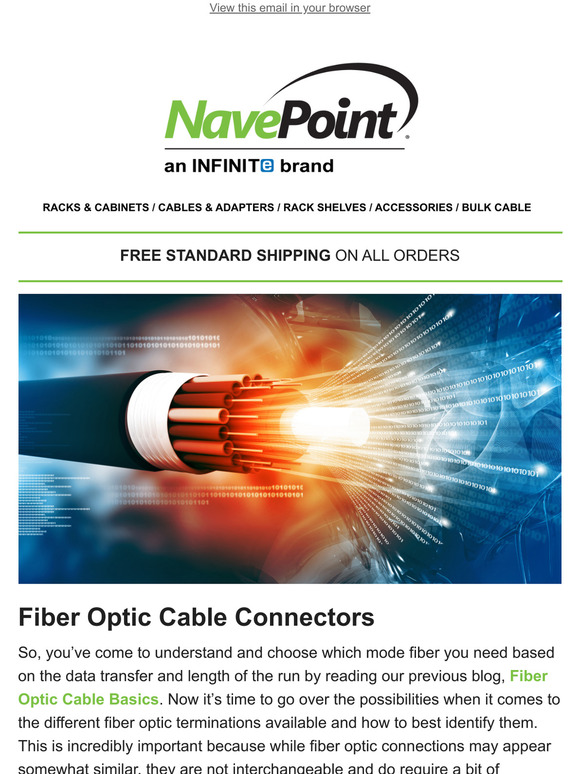 NavePoint Learn About Fiber Optic Cable Connectors Milled