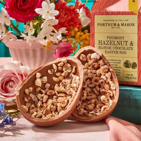 Hazelnut and Blonde Chocolate Egg