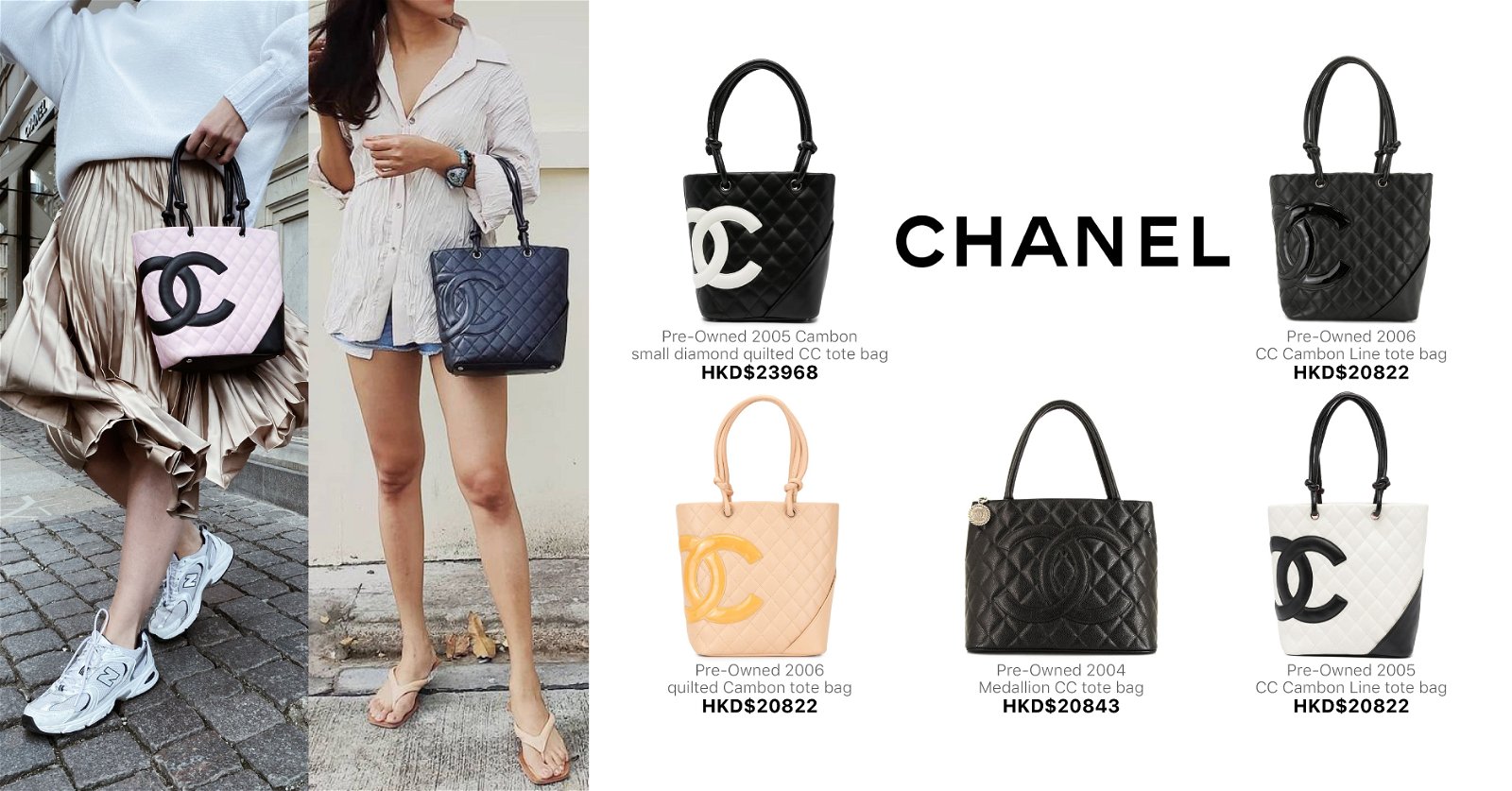 Goxip: Chanel Pre-Owned Tote Bags From HK$20822 + Free Shipping