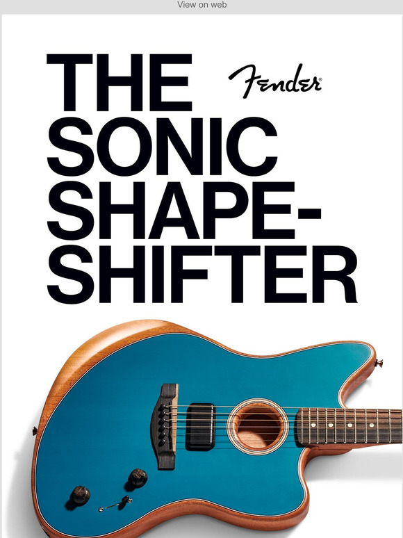 fender sonic shape shifter