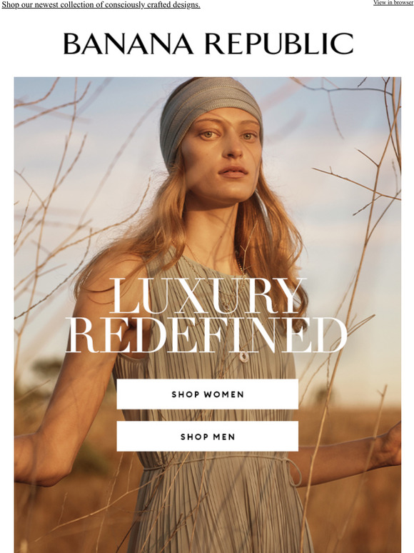 Banana Republic Email Newsletters Shop Sales, Discounts, and Coupon Codes